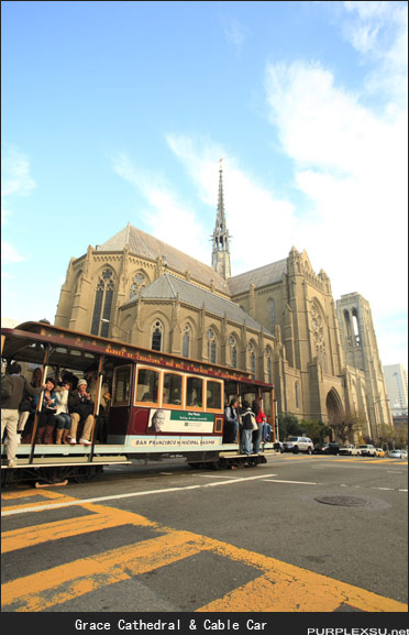 Grace Cathedral和Cable Car是旧金山的标志