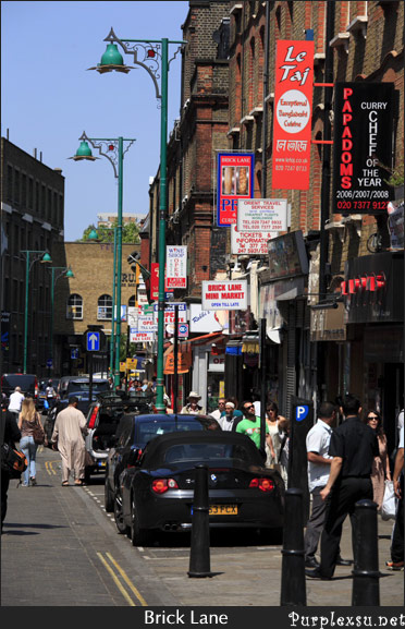 印度人和孟加拉人在伦敦的聚居地，Brick Lane