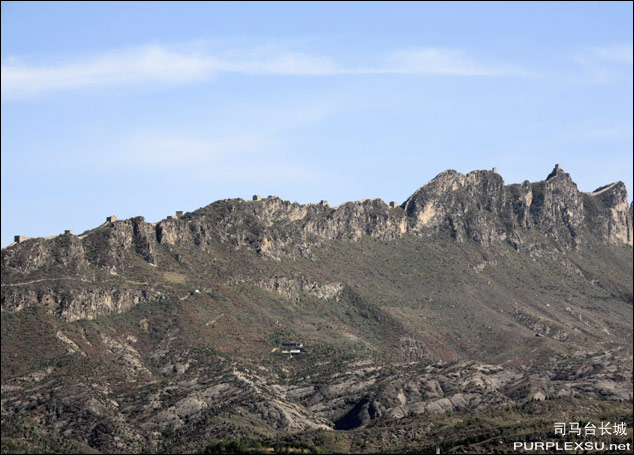 在京承高速上一睹司马台长城全貌