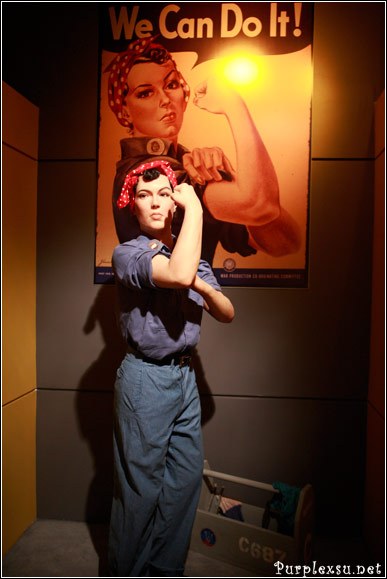 匹兹堡Heinz History Center的展品：二战时期的产业女工