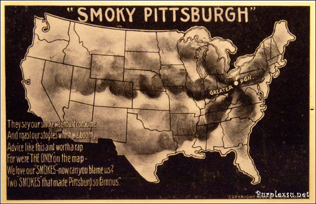 匹兹堡Heinz History Center的展品：重污染的匹兹堡